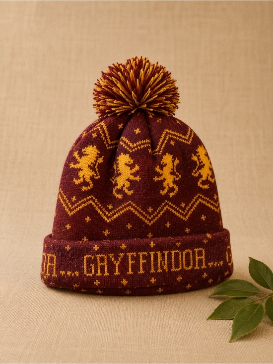 Warner Bros. Other - Harry Potter Gryffindor Pom Beanie – Red & Gold, OS